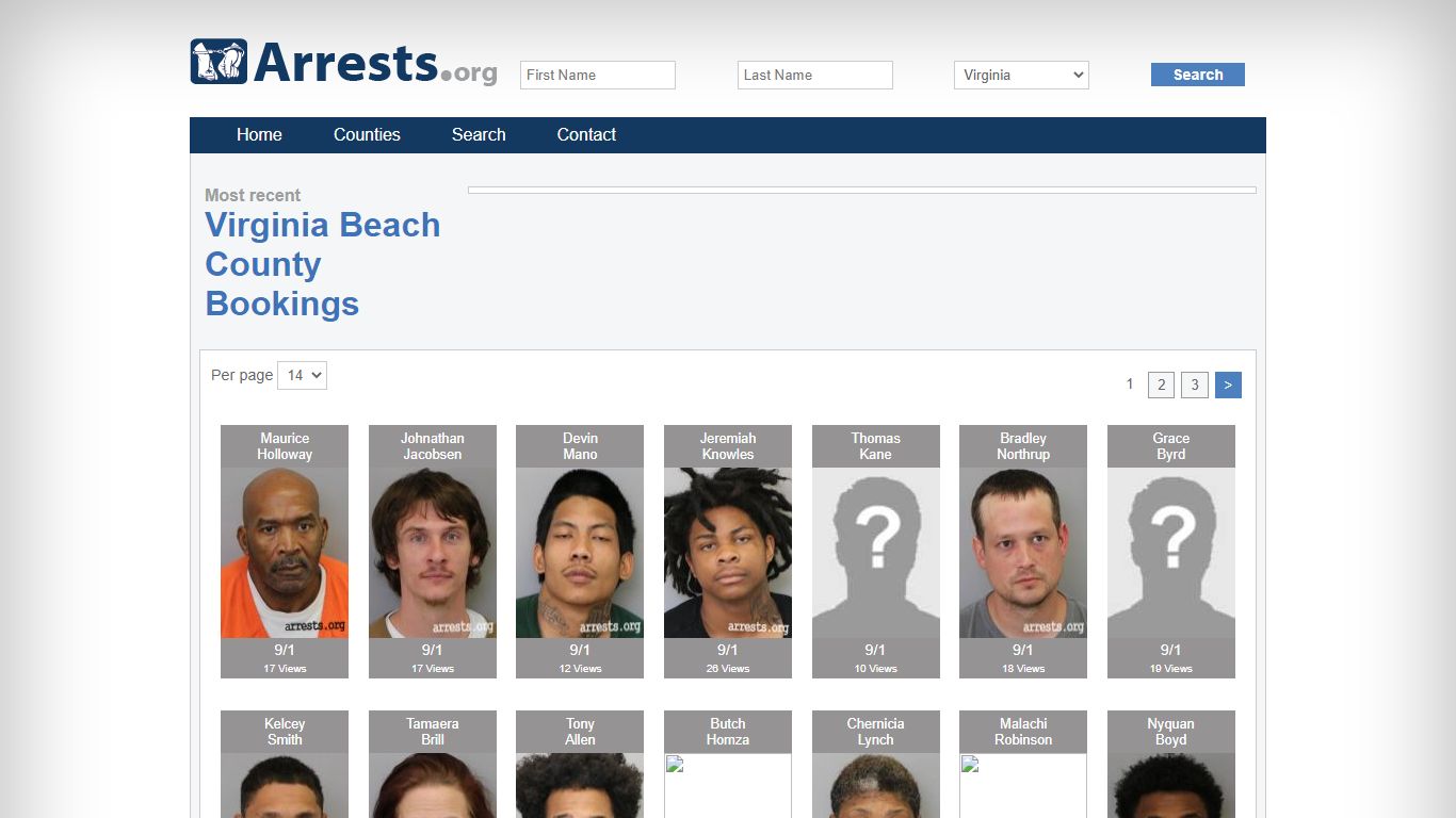 Virginia Beach County Arrests and Inmate Search